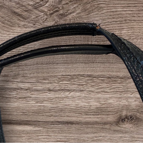 COACH BAG SATCHEL BROWN AND BLACK - WELL LOVED - Picture 8 of 8